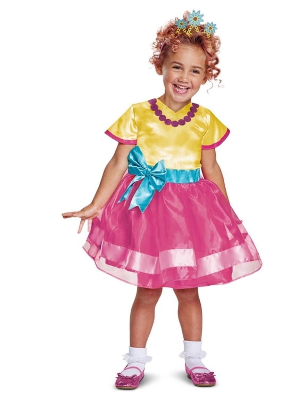 Disney Fancy Nancy Classic Toddler Costume | Girls Size 4T | 2 Piece Set | Dress